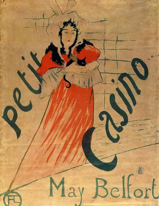Framed Print : May Belfort, Petit Casino, 1895. Artist: Henri de Toulouse-Lautrec Framed Print : May Belfort, Petit Casino, 1895. Artist: Henri de Toulouse-Lautrec