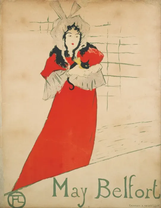 Framed Print : May Belfort (Poster). Artist: Toulouse-Lautrec, Henri, de (1864-1901) Framed Print : May Belfort (Poster). Artist: Toulouse-Lautrec, Henri, de (1864-1901)