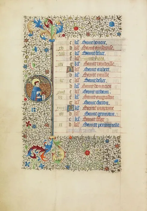 Framed Print : May Calendar Page: Saint Ives; Book of Hours, about 1440-1450. Creator: Workshop of the Bedford Master Framed Print : May Calendar Page: Saint Ives; Book of Hours, about 1440-1450. Creator: Workshop of the Bedford Master