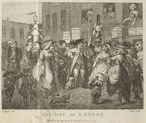 May-Day in London, 1784. Creator: William Blake (British, 1757-1827)