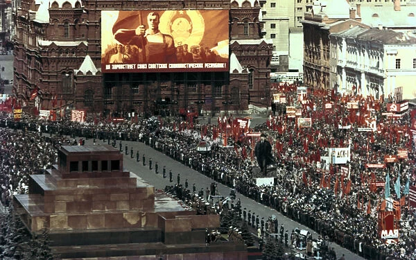 May Day Parade, Red Square, Moscow, 1972
