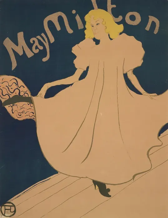 Framed Print : May Milton, 1895. Creator: Henri de Toulouse-Lautrec Framed Print : May Milton, 1895. Creator: Henri de Toulouse-Lautrec