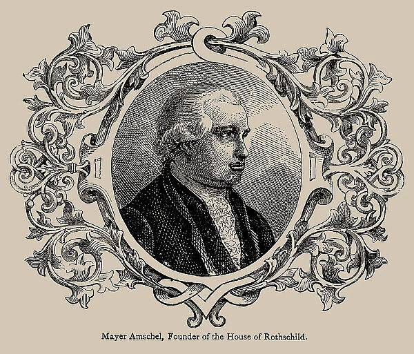 Mayer Amschel Rothschild (1744-1812), founder of the House of Rothschild. Creator: Unknown artist