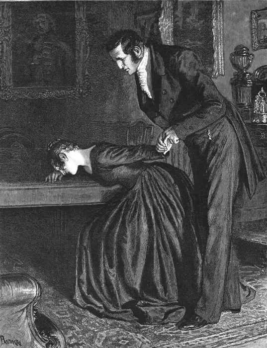 Framed Print : The Mayor of Casterbridge. Don't cry--Don't cry. By Thomas Hardy, 1886. Creator: Robert Barnes Framed Print : The Mayor of Casterbridge. Don't cry--Don't cry. By Thomas Hardy, 1886. Creator: Robert Barnes