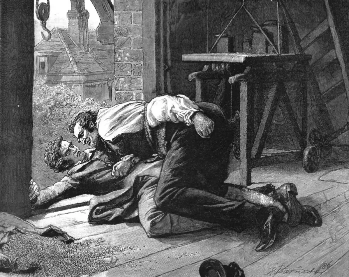 Framed Print : The Mayor of Casterbridge. By Thomas Hardy, 1886. Creator: Robert Barnes Framed Print : The Mayor of Casterbridge. By Thomas Hardy, 1886. Creator: Robert Barnes