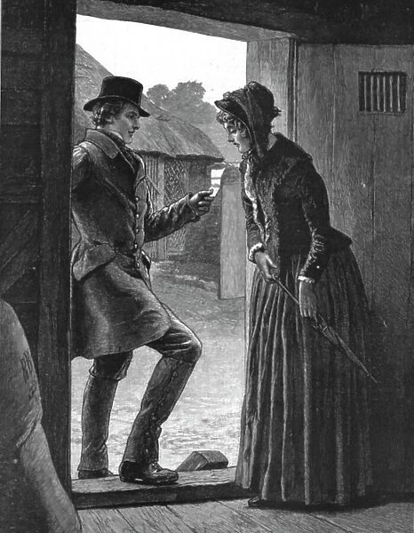The Mayor of Casterbridge, by Thomas Hardy. Somebody wanting to see us both, 1886. Creator: Robert Barnes