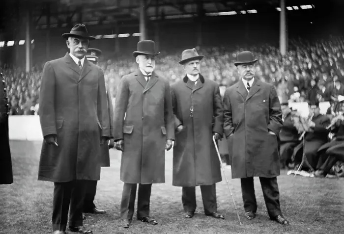 Framed Print : Mayor Gaynor, (Polo Grounds) Col. John Whalen, 1913. Creator: Bain News Service Framed Print : Mayor Gaynor, (Polo Grounds) Col. John Whalen, 1913. Creator: Bain News Service