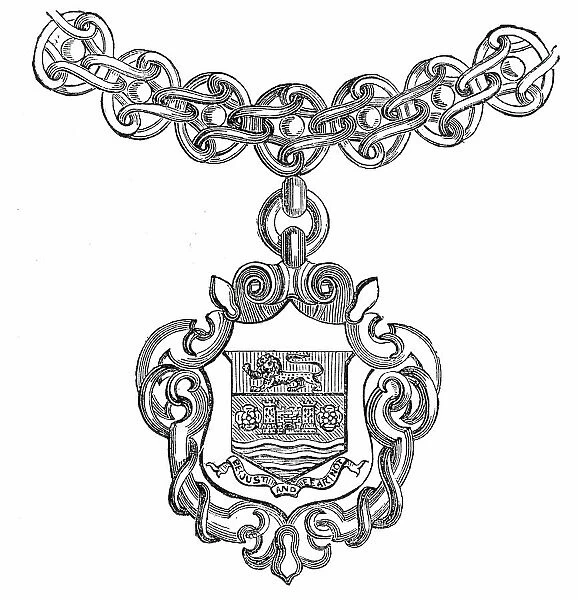 Mayoralty Chain for the Corporation of Carlisle, 1850. Creator: Unknown