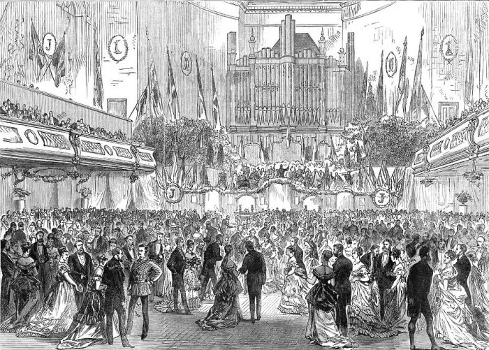 Framed Print : The Mayor's Ball at Nottingham, 1870. Creator: Unknown Framed Print : The Mayor's Ball at Nottingham, 1870. Creator: Unknown