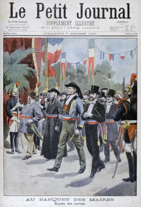 Framed Print : Mayors Banquet, Paris, 1900 Framed Print : Mayors Banquet, Paris, 1900