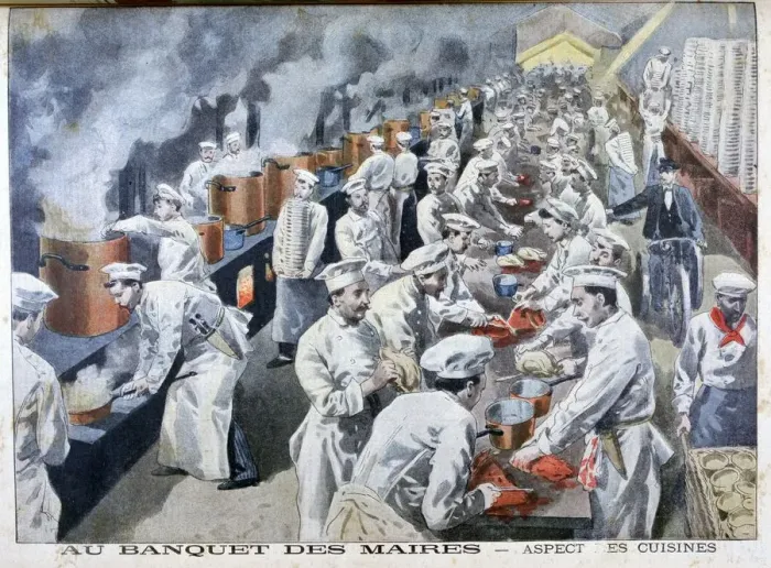 Framed Print : Mayors Banquet, Paris, 1900 Framed Print : Mayors Banquet, Paris, 1900