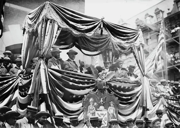 Framed Print : McAneny - Prendergast, Milo, breaking ground for Subway, between c1910 and c1915. Creator: Bain News Service Framed Print : McAneny - Prendergast, Milo, breaking ground for Subway, between c1910 and c1915. Creator: Bain News Service