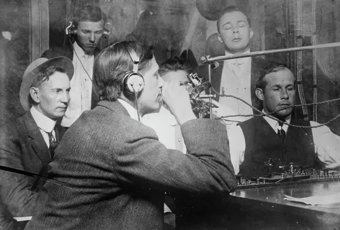 Framed Print : McCarthy wireless phone, L.A. between c1910 and c1915. Creator: Bain News Service Framed Print : McCarthy wireless phone, L.A. between c1910 and c1915. Creator: Bain News Service