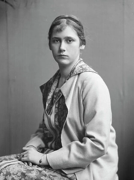 McCormick, Katrina, Miss, portrait photograph, 1927 Creator: Arnold Genthe