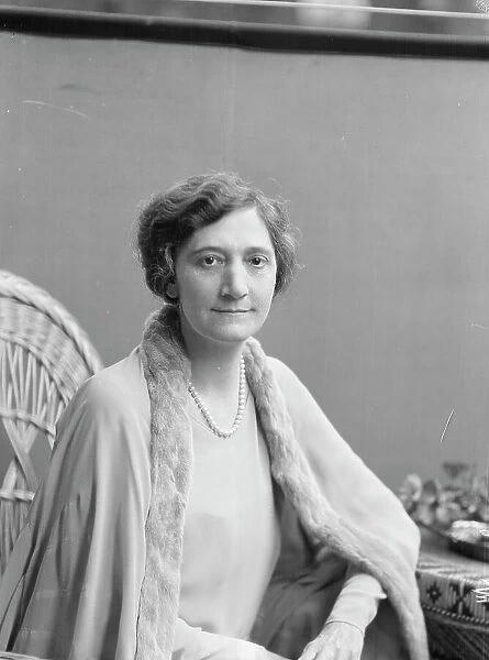 McCormick, Medill, Mrs. portrait photograph, 1927 Creator: Arnold Genthe