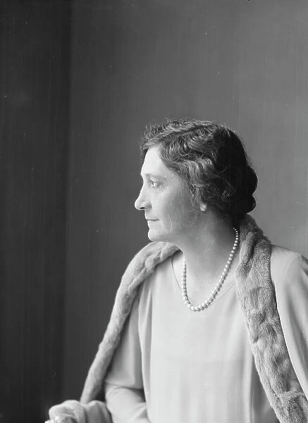McCormick, Medill, Mrs. portrait photograph, 1927 Creator: Arnold Genthe