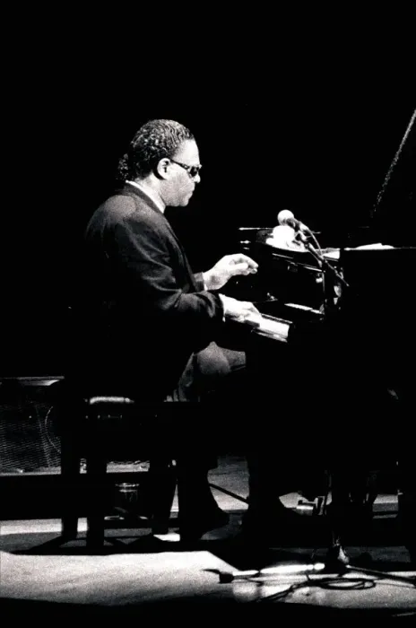 Framed Print : McCoy Tyner, Royal Festival Hall, London, 1990. Artist: Brian O Connor Framed Print : McCoy Tyner, Royal Festival Hall, London, 1990. Artist: Brian O Connor