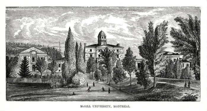 Framed Print : McGill University, Montreal, Canada, 19th century Framed Print : McGill University, Montreal, Canada, 19th century