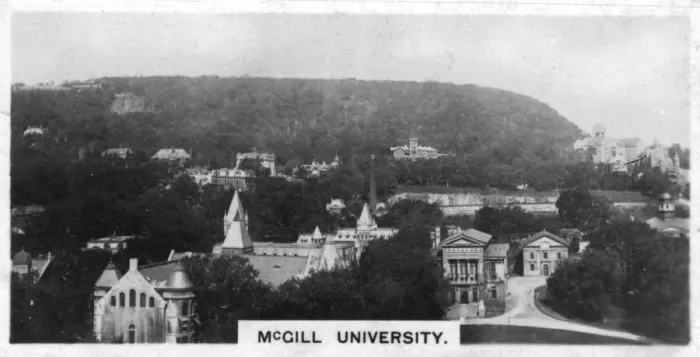 Framed Print : McGill University, Montreal, Canada, c1920s Framed Print : McGill University, Montreal, Canada, c1920s