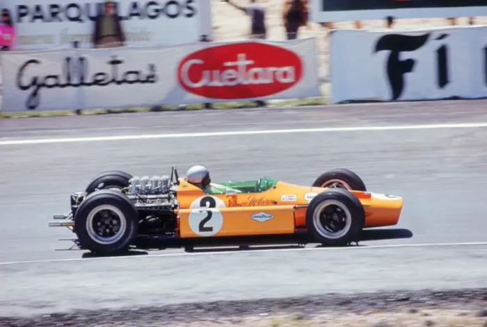 Framed Print : McLaren Ford, Bruce McLaren 1968 Dutch Grand Prix. Creator: Unknown Framed Print : McLaren Ford, Bruce McLaren 1968 Dutch Grand Prix. Creator: Unknown
