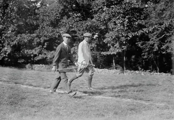 Framed Print : McLeod & Vardon - golf, between c1910 and c1915. Creator: Bain News Service Framed Print : McLeod & Vardon - golf, between c1910 and c1915. Creator: Bain News Service