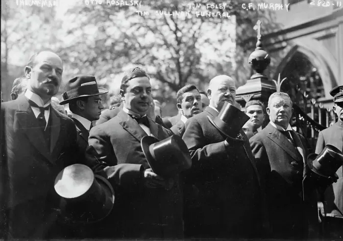 Framed Print : The McManus, Otto Rosalsky, Tom Foley, C.F. Murphy, Tim Sullivan funeral, 1913. Creator: Bain News Service Framed Print : The McManus, Otto Rosalsky, Tom Foley, C.F. Murphy, Tim Sullivan funeral, 1913. Creator: Bain News Service