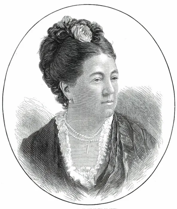 Framed Print : Mdlle. Titiens, of Her Majesty's Opera, 1876. Creator: Unknown Framed Print : Mdlle. Titiens, of Her Majesty's Opera, 1876. Creator: Unknown