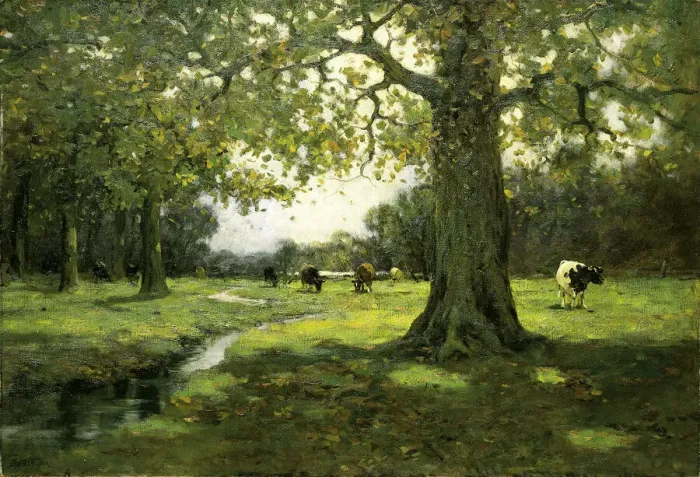 Framed Print : Meadow Brook, ca. 1912. Creator: Charles P. Gruppe Framed Print : Meadow Brook, ca. 1912. Creator: Charles P. Gruppe