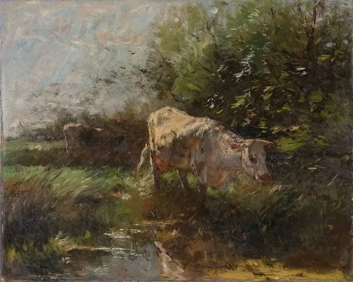 Framed Print : Meadow with Cows, c.1880-c.1910. Creator: Willem Maris Framed Print : Meadow with Cows, c.1880-c.1910. Creator: Willem Maris