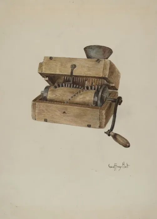 Framed Print : Meat Grinder, c. 1939. Creator: Geoffrey Holt Framed Print : Meat Grinder, c. 1939. Creator: Geoffrey Holt