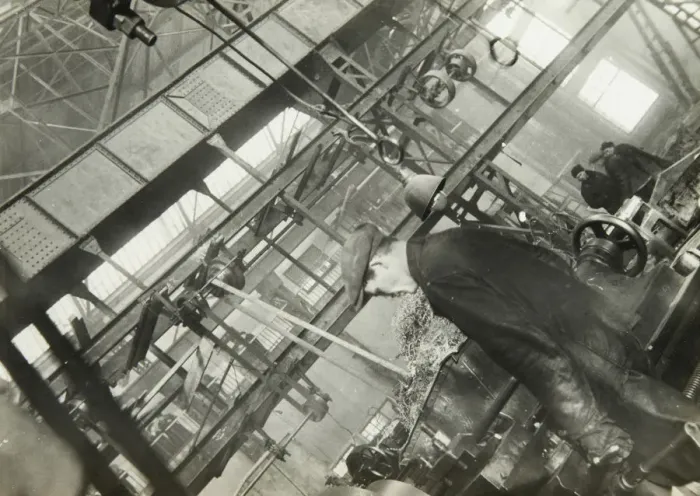 Framed Print : In a mechanical engineering factory, USSR, 1930s Framed Print : In a mechanical engineering factory, USSR, 1930s