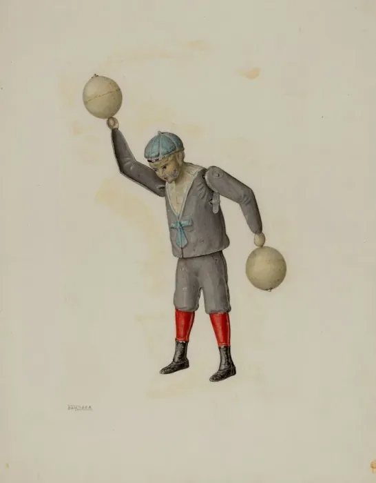 Framed Print : Mechanical Toy, c. 1937. Creator: Isidore Danziger Framed Print : Mechanical Toy, c. 1937. Creator: Isidore Danziger