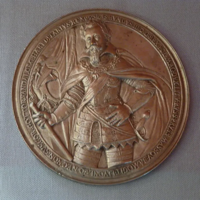 Framed Print : Medal commemorating Sigismund IIIs Victory at Smolensk. Artist: Anonymous Framed Print : Medal commemorating Sigismund IIIs Victory at Smolensk. Artist: Anonymous