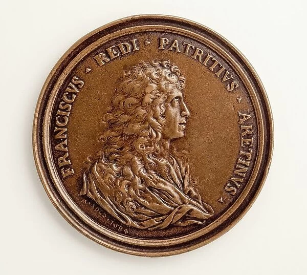 Medal of Francesco Redi: Bacchic Scene (image 1 of 2), 1684. Creator: Massimiliano Soldani
