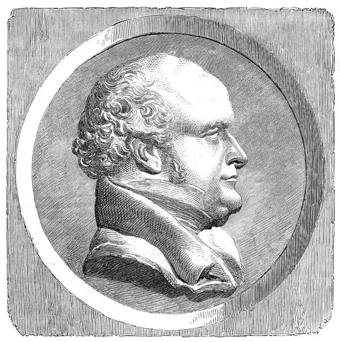 Framed Print : Medallic Portrait of Sir J. Franklin, by David, 1854. Creator: Unknown Framed Print : Medallic Portrait of Sir J. Franklin, by David, 1854. Creator: Unknown