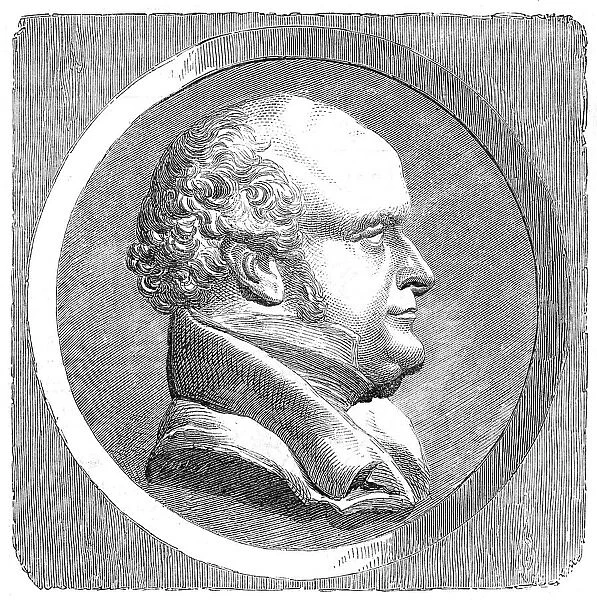 Medallic Portrait of Sir J. Franklin, by David, 1854. Creator: Unknown