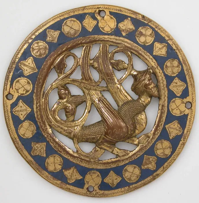 Framed Print : Medallion, French, before 1227. Creator: Unknown Framed Print : Medallion, French, before 1227. Creator: Unknown