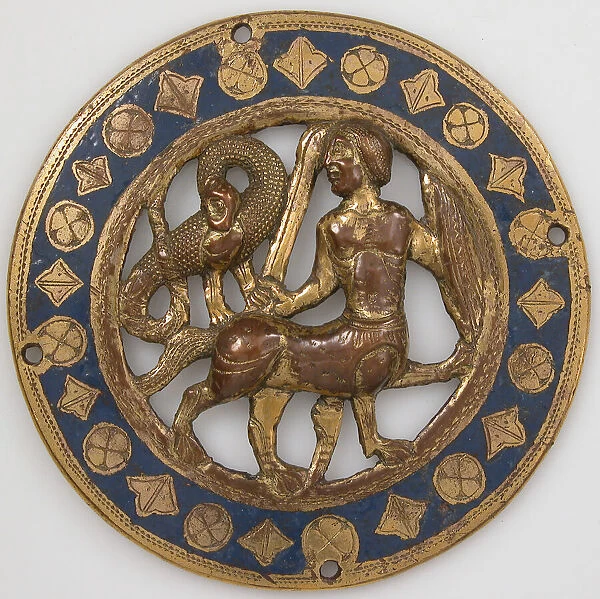 Medallion, French, 13th century (before 1227). Creator: Unknown