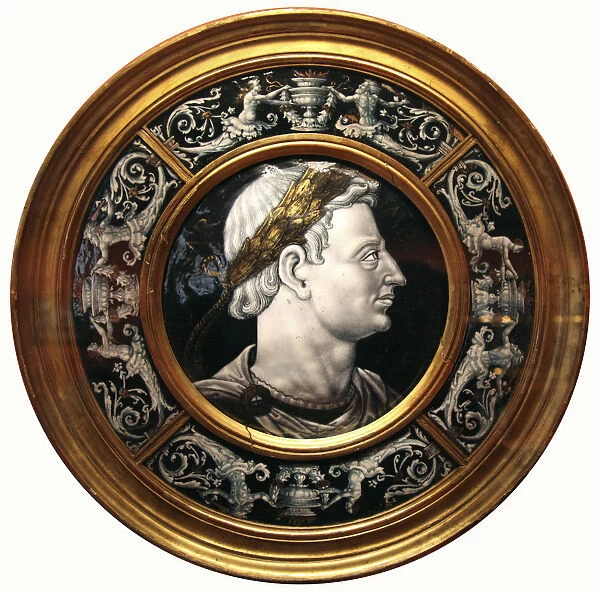 Medallion with a portrait of the Roman Emperor Domitian, 16th century