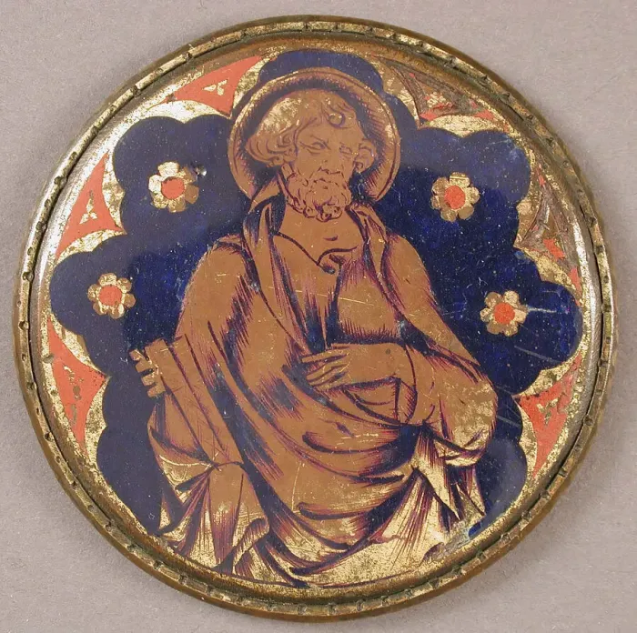 Framed Print : Medallion with Saint Peter, Italian, ca. 1320-40. Creator: Unknown Framed Print : Medallion with Saint Peter, Italian, ca. 1320-40. Creator: Unknown