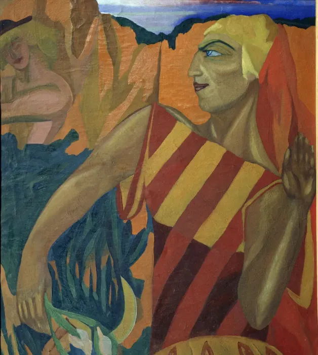 Framed Print : Medea. Costume design for the ballet The golden Fleece, 1915. Artist: Lermontova, Nadezhda Vladimirovna (1885-1921) Framed Print : Medea. Costume design for the ballet The golden Fleece, 1915. Artist: Lermontova, Nadezhda Vladimirovna (1885-1921)