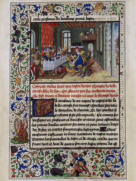 Medea kills her son, ca 1470