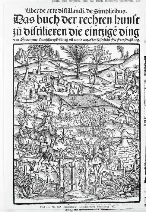 Framed Print : Medicinarius. Das buch der Gesundheit. Liber de arte distillandi Simplicia et Composita, 1505. Creator: Johann Gruninger Framed Print : Medicinarius. Das buch der Gesundheit. Liber de arte distillandi Simplicia et Composita, 1505. Creator: Johann Gruninger