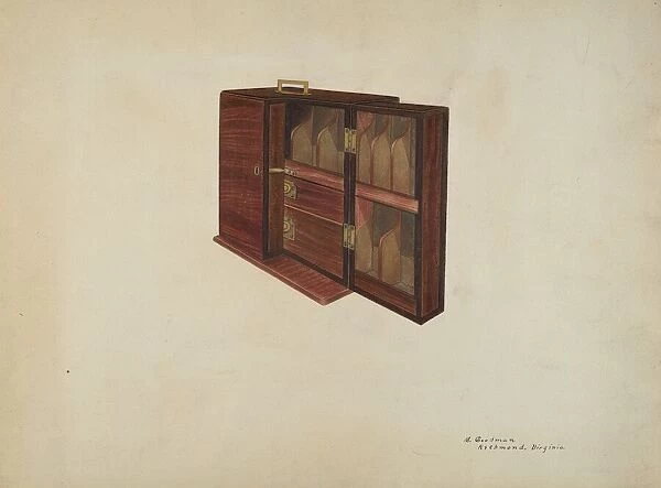 Medicine Cabinet, c. 1939. Creator: Mattie P. Goodman