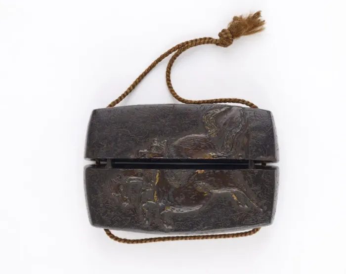 Framed Print : Medicine case (inro), Edo period, 1615-1868. Creator: Unknown Framed Print : Medicine case (inro), Edo period, 1615-1868. Creator: Unknown