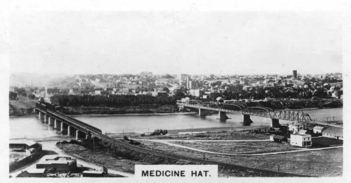 Framed Print : Medicine Hat, Alberta, Canada, c1920s Framed Print : Medicine Hat, Alberta, Canada, c1920s