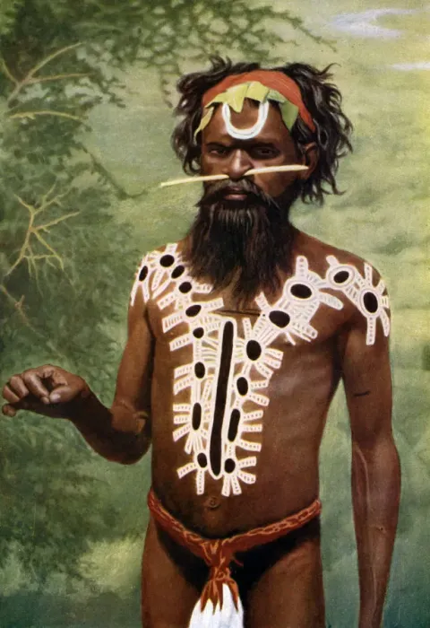 Framed Print : Medicine man, Australia, 1922. Artist: Spencer and Gillen Framed Print : Medicine man, Australia, 1922. Artist: Spencer and Gillen