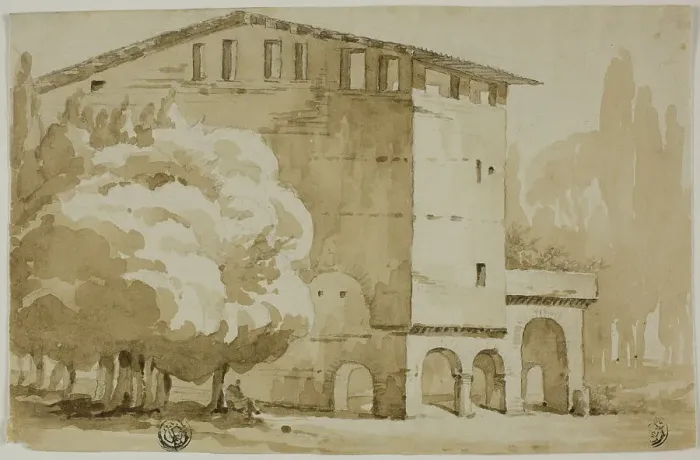 Framed Print : Medieval Granary in the Roman Campagna, n.d. Creator: Unknown Framed Print : Medieval Granary in the Roman Campagna, n.d. Creator: Unknown