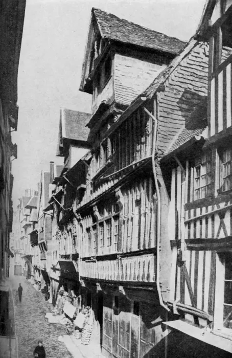 Framed Print : Medieval Lisieux, Normandy, France, c1930s Framed Print : Medieval Lisieux, Normandy, France, c1930s
