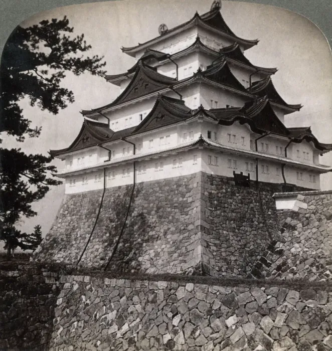 Framed Print : Medieval moated castle of Japanese princes, occasionally used by the Mikado Nagoya, Japan, 1896. Artist: Underwood & Underwood Framed Print : Medieval moated castle of Japanese princes, occasionally used by the Mikado Nagoya, Japan, 1896. Artist: Underwood & Underwood